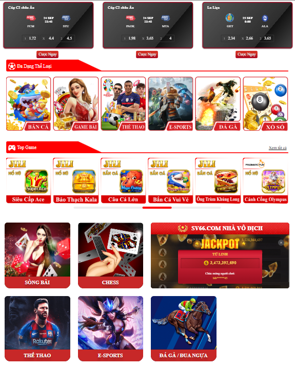 Đăng ký SV66 - Thao tác tạo tài khoản chỉ trong một nốt nhạc 5 Giao diện dễ nhìn, đẹp mắt